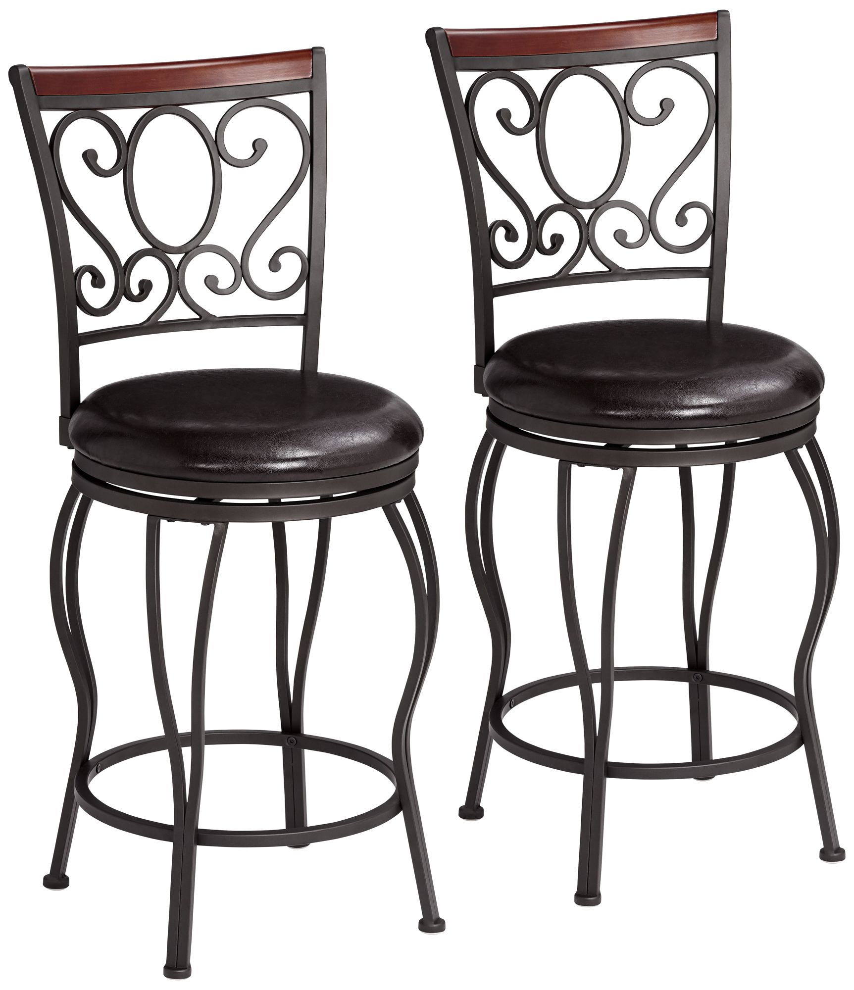 24 inch bar stools with back 2024 set of 2