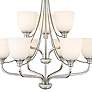 2_Alberta 32" Wide Brushed Nickel 9-Light Chandelier more views