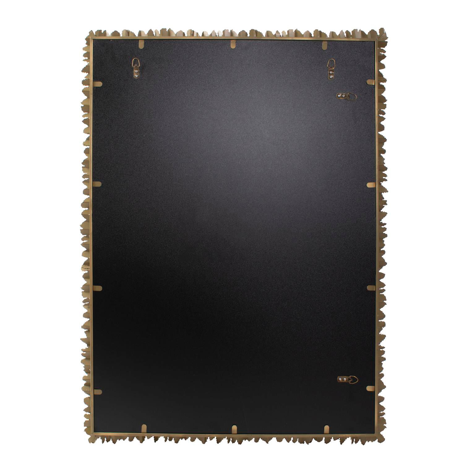 Image 7 Alberto Gio Salvaged Bronze 30" x 40" Rectangle Wall Mirror more views