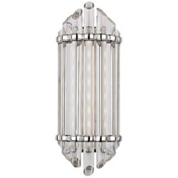 Albion 6 1/2&quot; Wide 8-Light Polished Nickel LED Wall Sconce