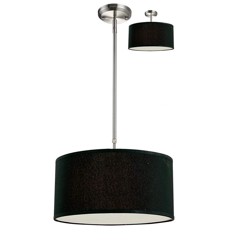 Image 1 Albion by Z-Lite Brushed Nickel 3 Light Pendant