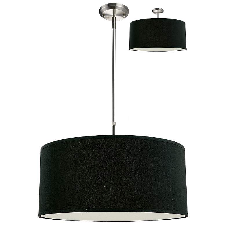 Image 1 Albion by Z-Lite Brushed Nickel 3 Light Pendant