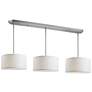 Albion by Z-Lite Brushed Nickel 9 Light Island Pendant