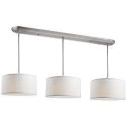 Albion by Z-Lite Brushed Nickel 9 Light Island Pendant