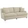 Albion Chateau 89 1/2" Wide 2-Over-2 Linen Sofa with Pillows