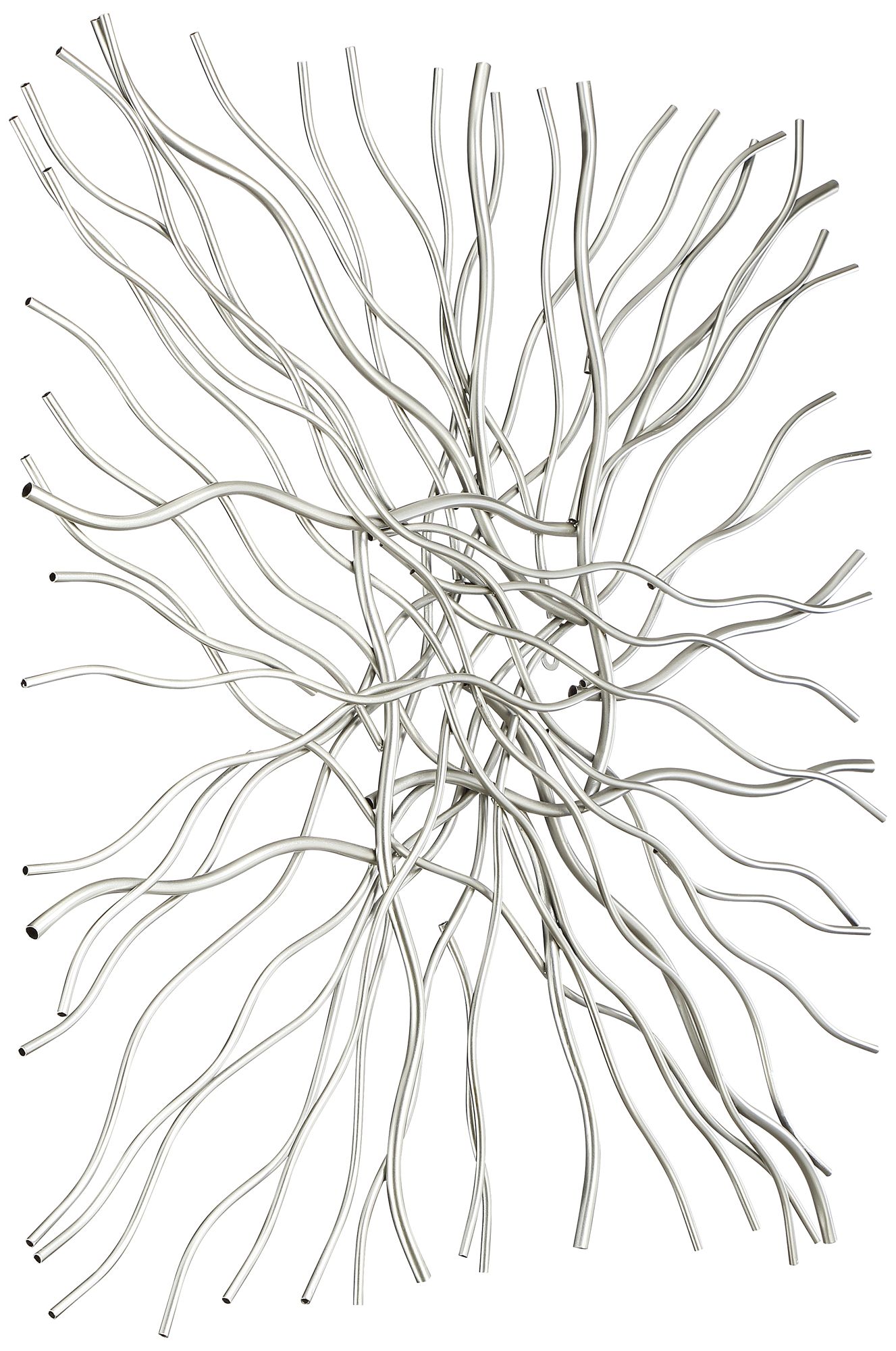 Albright 39 3/4" x 40" Silver Metal Wall Art 58P27 Lamps Plus