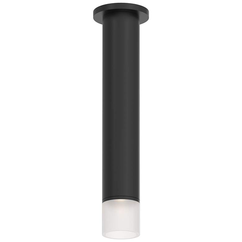 Image 1 ALC 3" Tall LED Surface Mount with Etched Glass - Satin Black