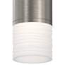 ALC 3" Wide Satin Nickel LED Conduit Mount Ceiling Light