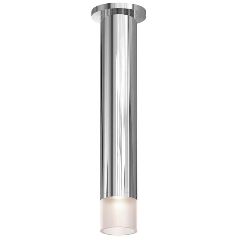 Image 1 ALC 3"W Polished Chrome and Etched Glass LED Ceiling Light