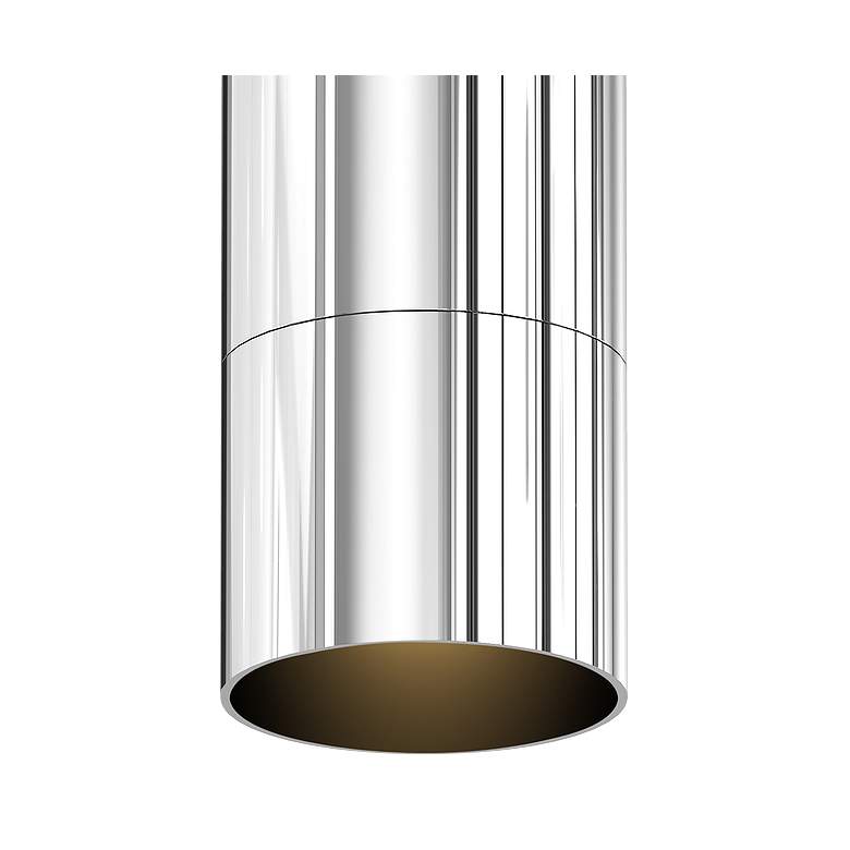 Image 2 ALC&trade; 3 inchW Cylindrical Polished Chrome LED Ceiling Light more views