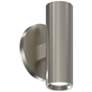 ALC&trade; 6 1/2"H Satin Nickel One-Sided LED Wall Sconce