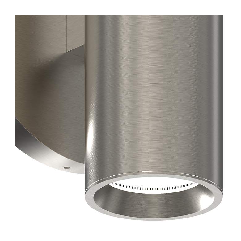 Image 2 ALC™ 6 1/2"H Satin Nickel One-Sided LED Wall Sconce more views
