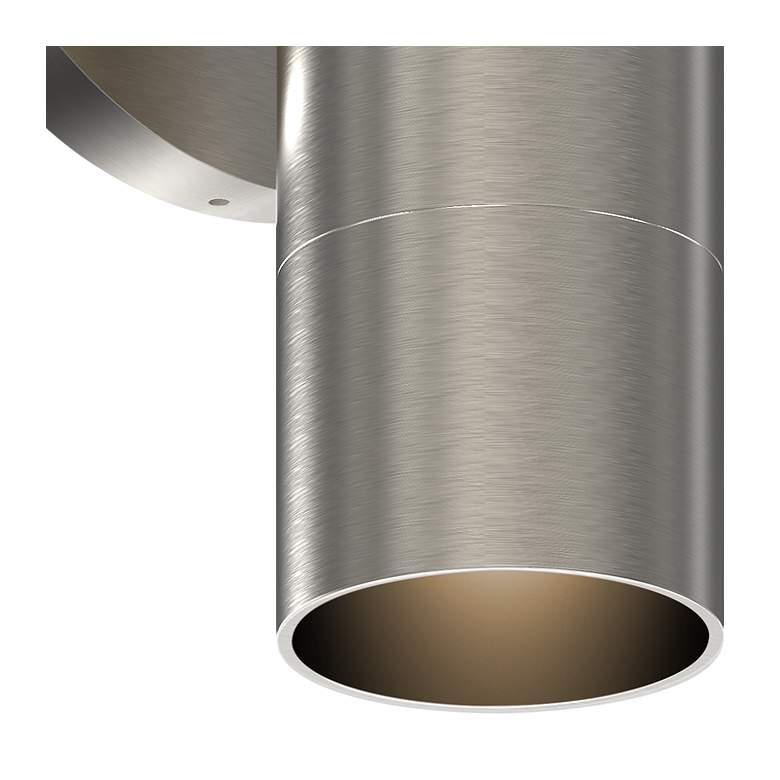 Image 2 ALC&trade; 8 1/4 inchH Satin Nickel One-Sided LED Wall Sconce more views