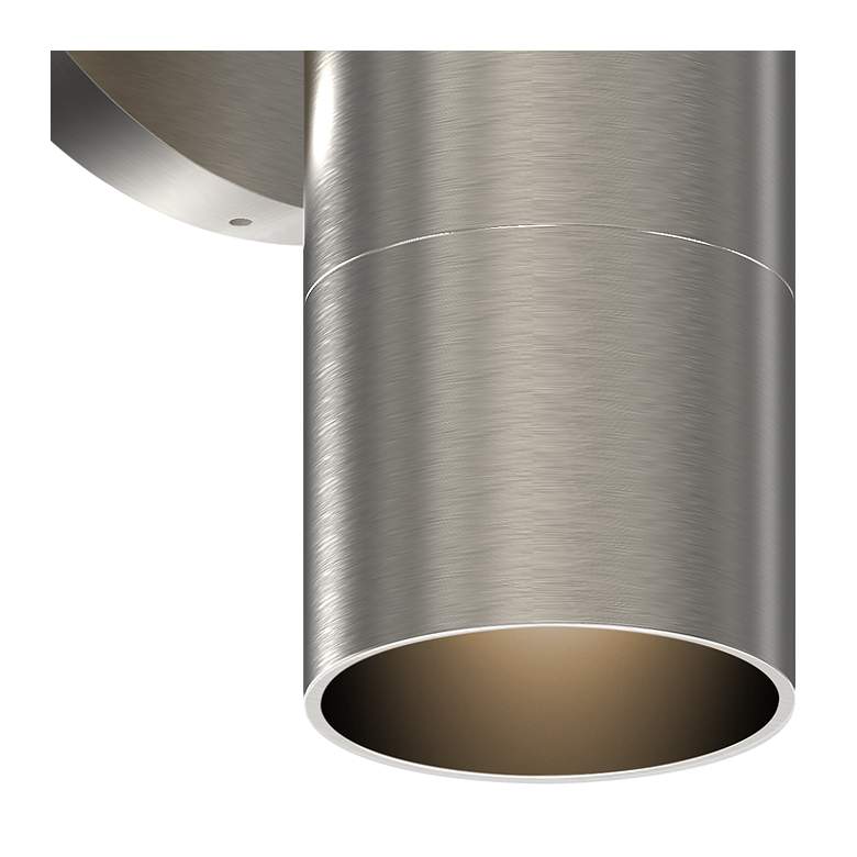 Image 2 ALC™ 8 1/4"H Satin Nickel One-Sided LED Wall Sconce more views