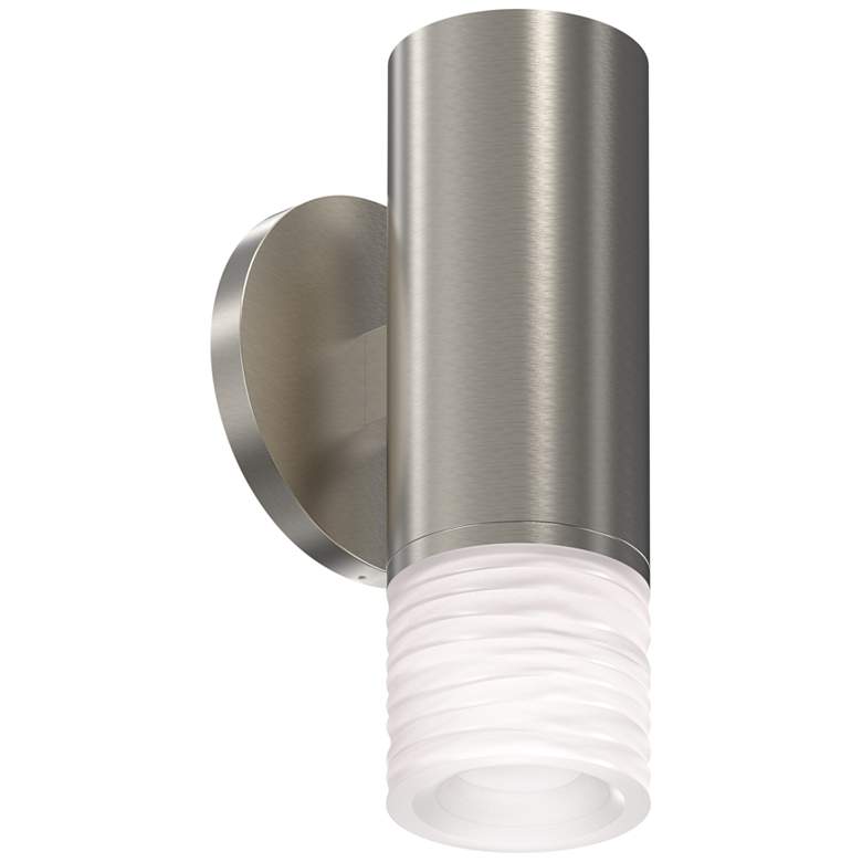 Image 1 ALC&trade; 9 1/4 inchH Satin Nickel One-Sided LED Wall Sconce