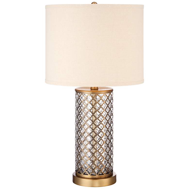 Image 3 Alcazar Brass and Mercury Glass Table Lamp