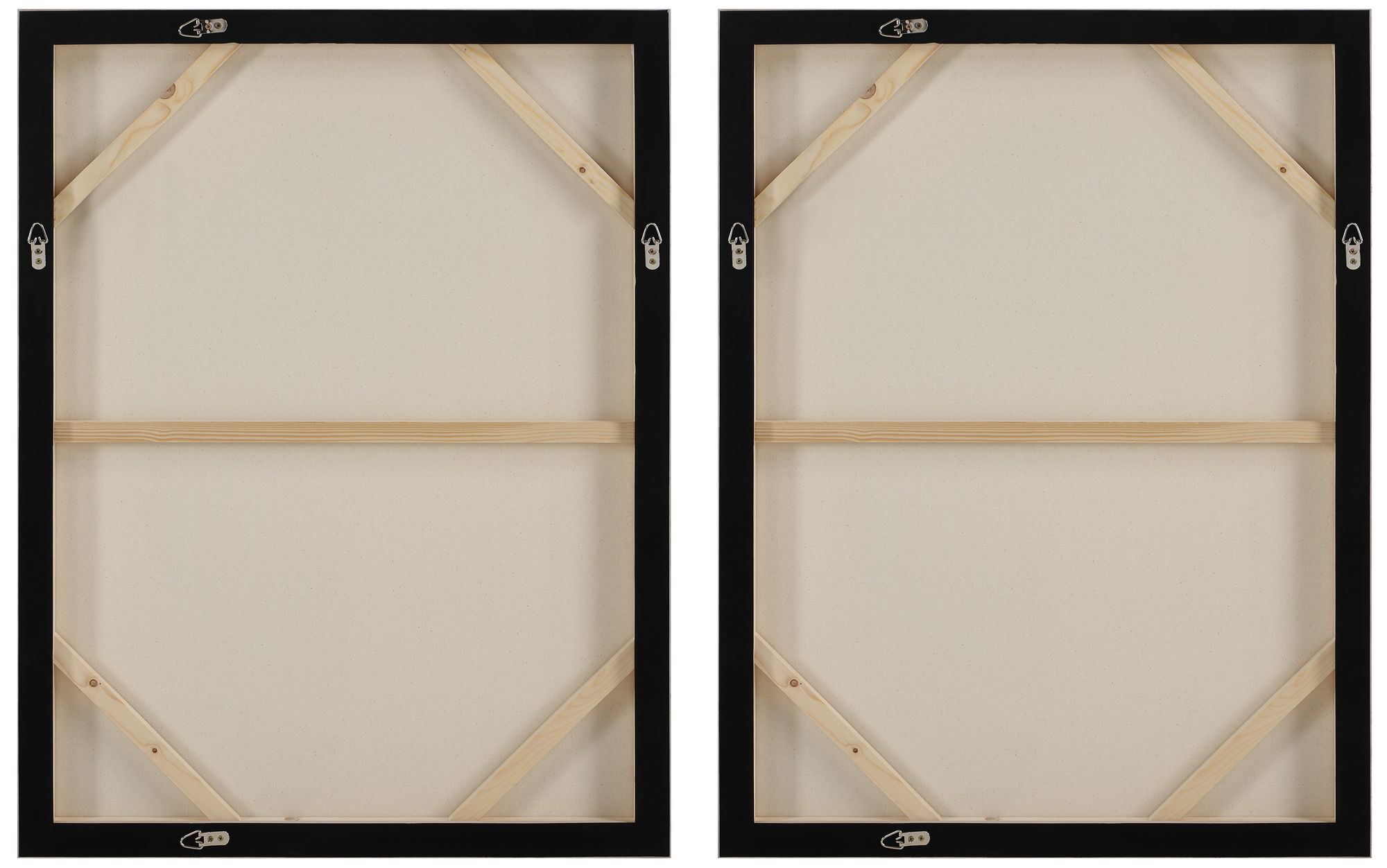 Alcea 40" H x 30" W Canvas Art, (2 Piece Set)