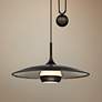 Alchemy 24" Wide Bronze and Silver Leaf LED Pendant Light