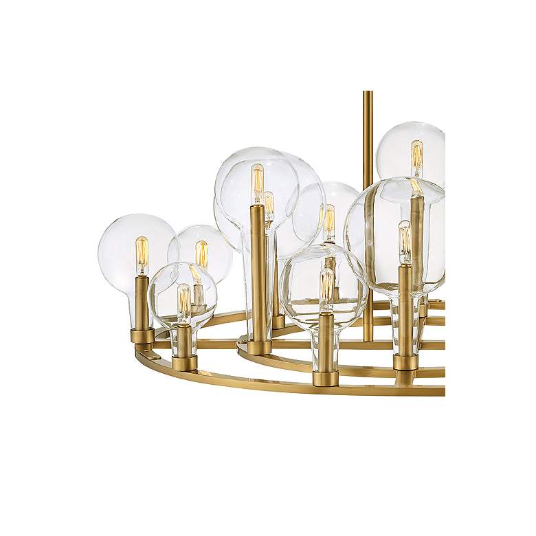 Image 2 Alchemy 37 3/4" Wide Brass Chandelier by Hinkley Lighting more views