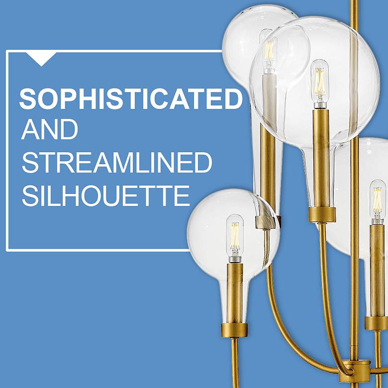 Image 5 Alchemy 37 3/4" Wide Brass Chandelier by Hinkley Lighting more views