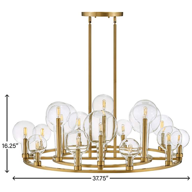 Image 7 Alchemy 37 3/4" Wide Brass Chandelier by Hinkley Lighting more views