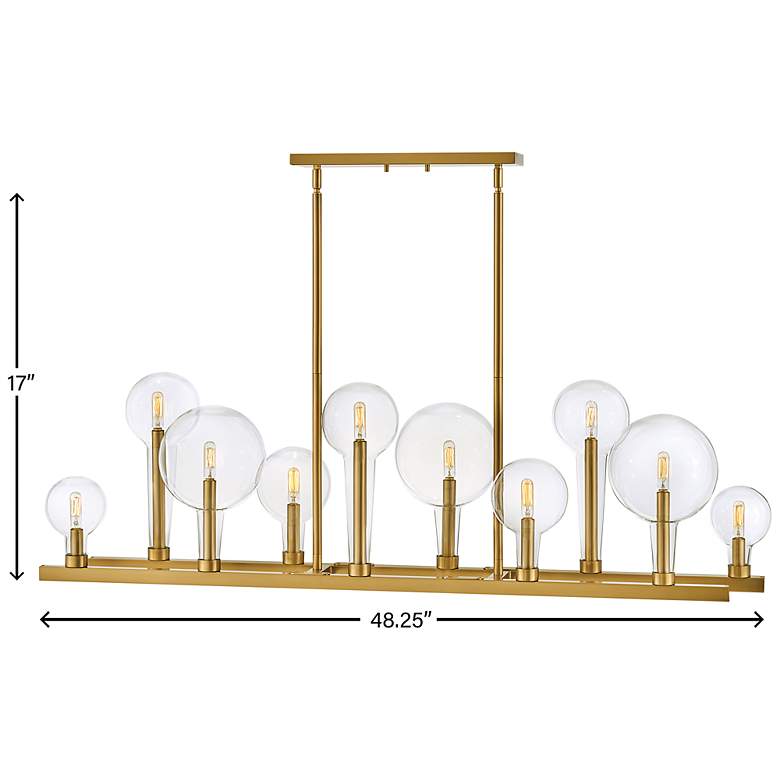 Image 7 Alchemy 48 1/4" Wide Brass Chandelier by Hinkley Lighting more views