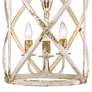3_Alcott 13" Wide Antique Ivory 3-Light Pendant more views