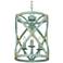 Alcott 13" Wide Pendant in Teal with Antique Teal