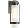 Alcove 15.8" High Coastal Black Small Outdoor Sconce w/ Frosted Glass 