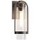 Alcove 15.8" High Coastal Bronze Small Outdoor Sconce w/ Clear Glass S