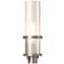 Alcove 22.4"H Coastal Burnished Steel Outdoor Post Light w/ Frosted Sh