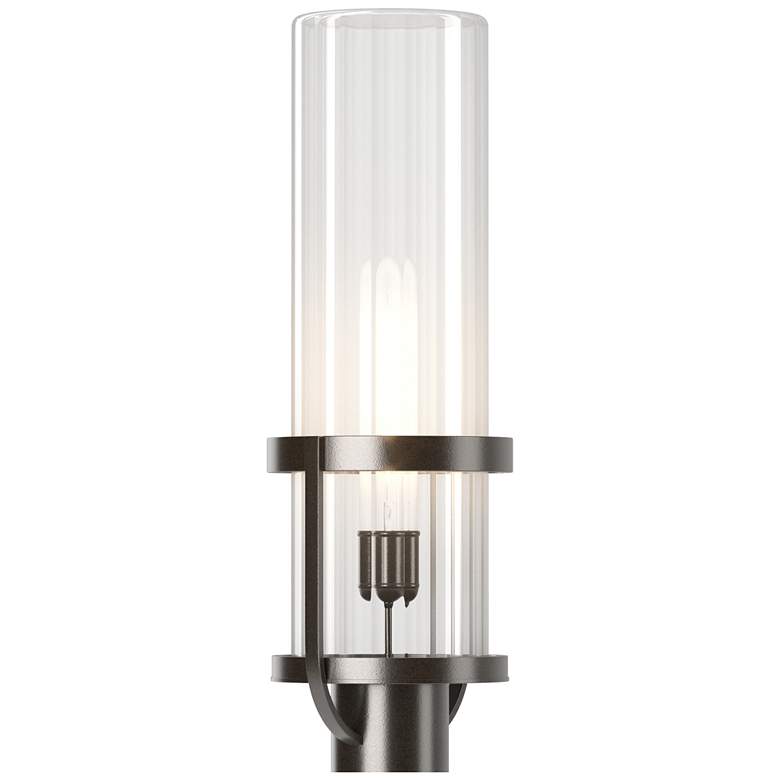 Image 1 Alcove 22.4"H Coastal Oil Rubbed Bronze Outdoor Post Light w/ Clear Sh
