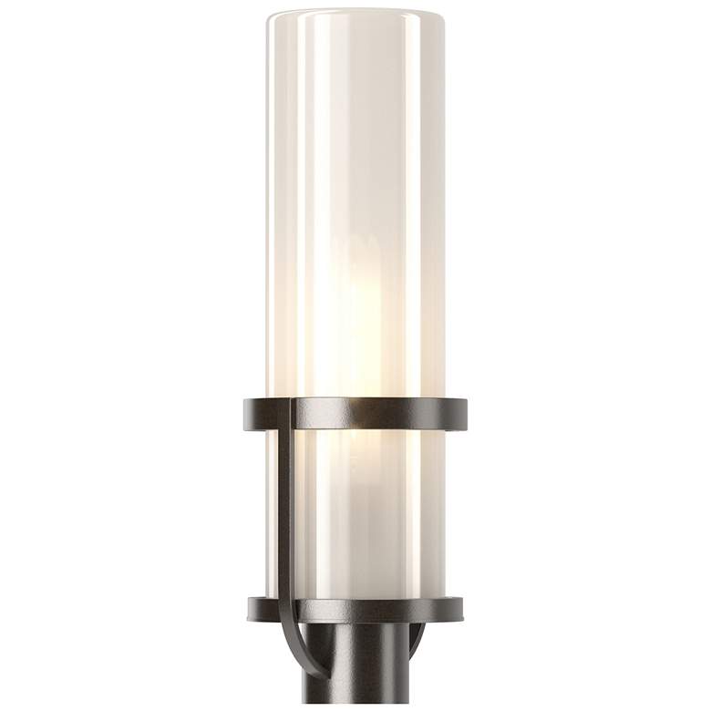 Image 1 Alcove 22.4 inchH Coastal Oil Rubbed Bronze Outdoor Post Light w/ Frosted 