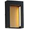 Alcove Small LED Outdoor Wall Sconce Black / Gold