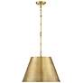 5_Alden 1-Light Pendant in Warm Brass more views