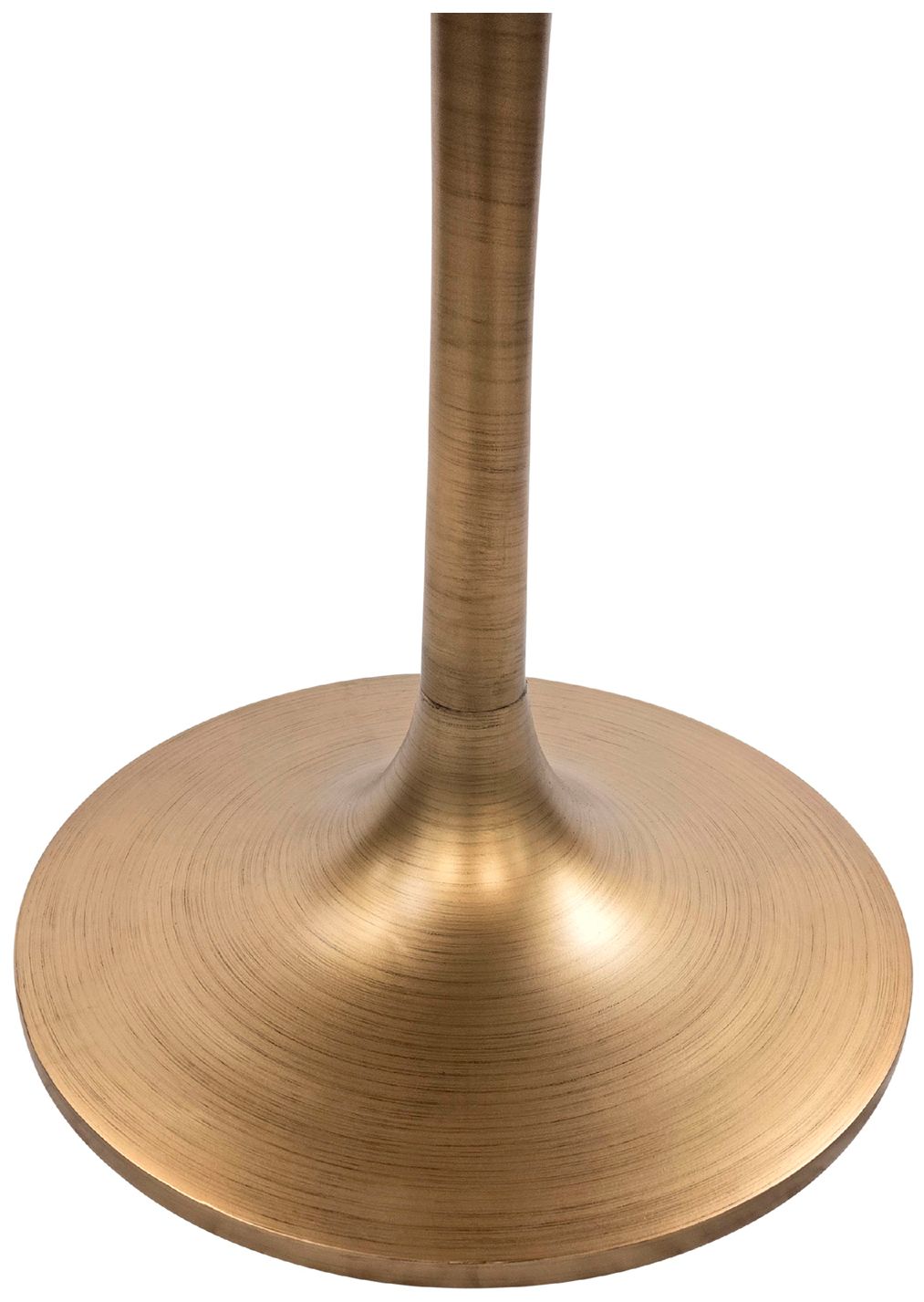 Image 4 Alden 36" Wide Gold and Warm Black Round Dining Table more views