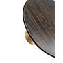 Thumbnail4 of Alden 40" Wide Warm Black Top Gold Base Round Wood Dining Table more views