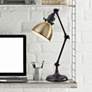 1_Alden Antique Bronze and Brass Adjustable Desk Lamp