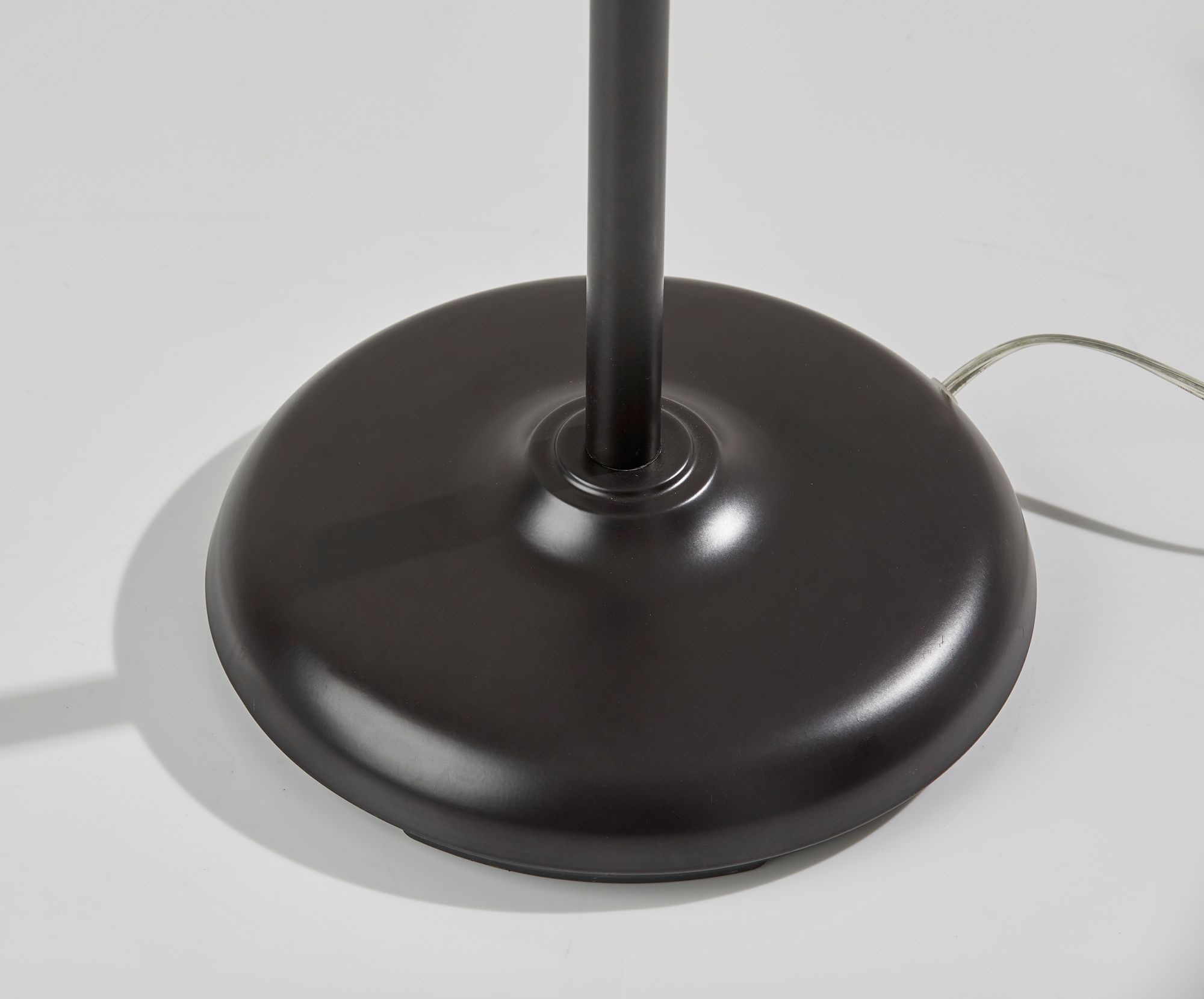 Alden Antique Bronze and Brass Adjustable Floor Lamp