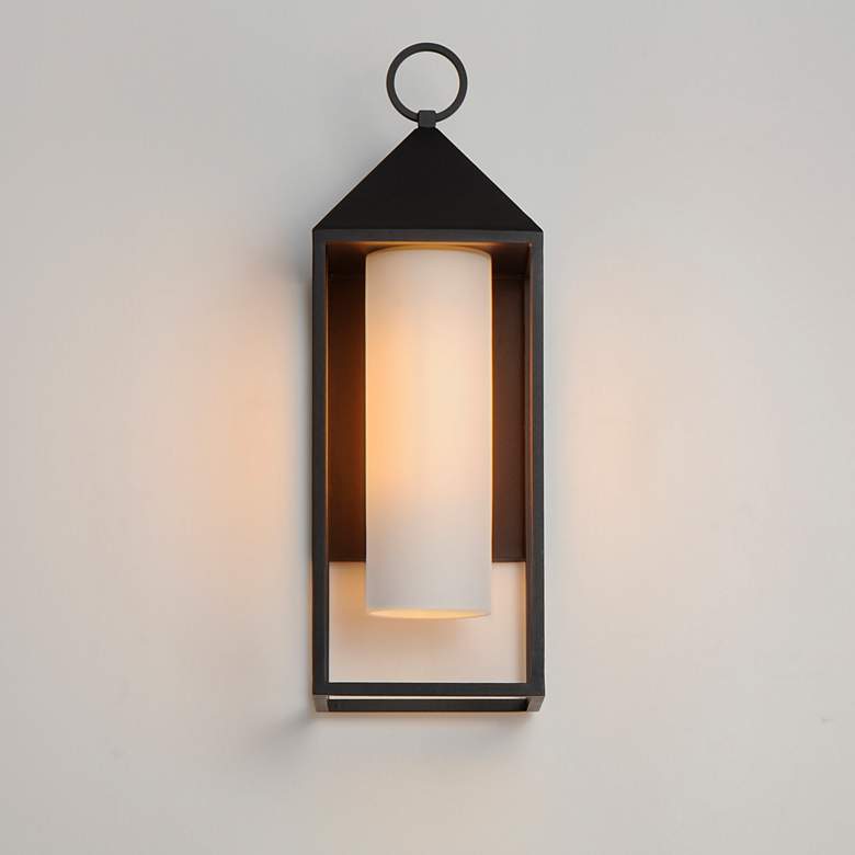 Image 1 Aldous 1-Light Large Outdoor Sconce Black