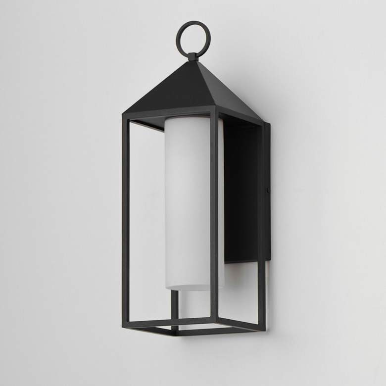 Image 4 Aldous 1-Light Large Outdoor Sconce Black more views