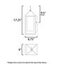 5_Aldous 1-Light Outdoor Sconce Black more views