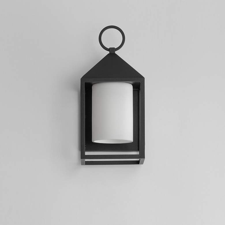 Image 3 Aldous 1-Light Small Outdoor Sconce Black more views