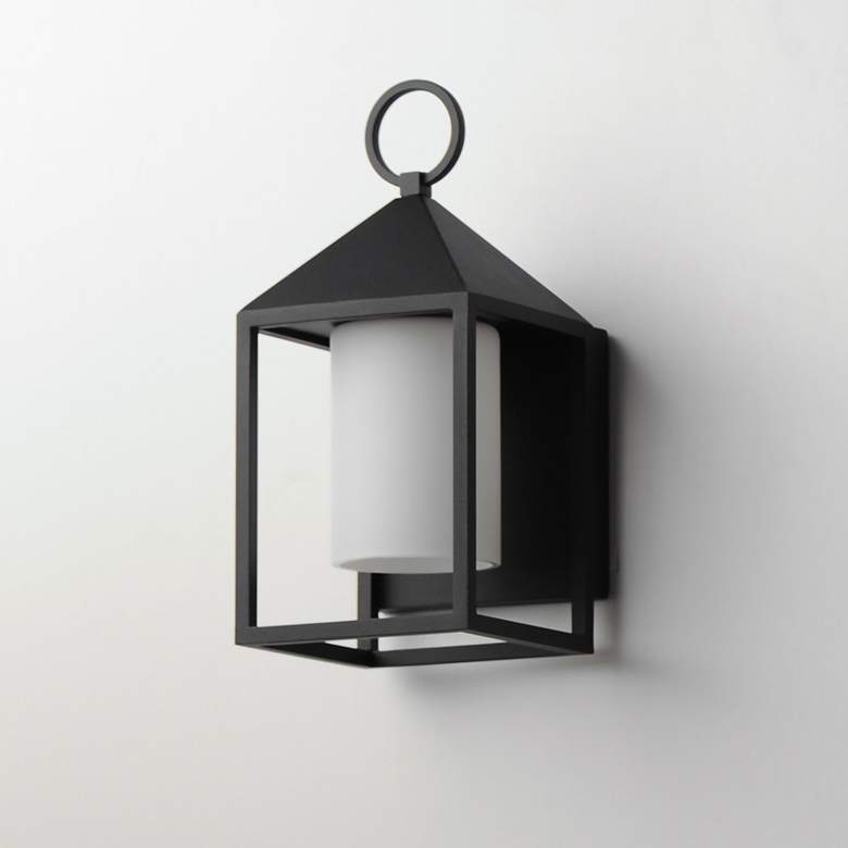 Image 4 Aldous 1-Light Small Outdoor Sconce Black more views