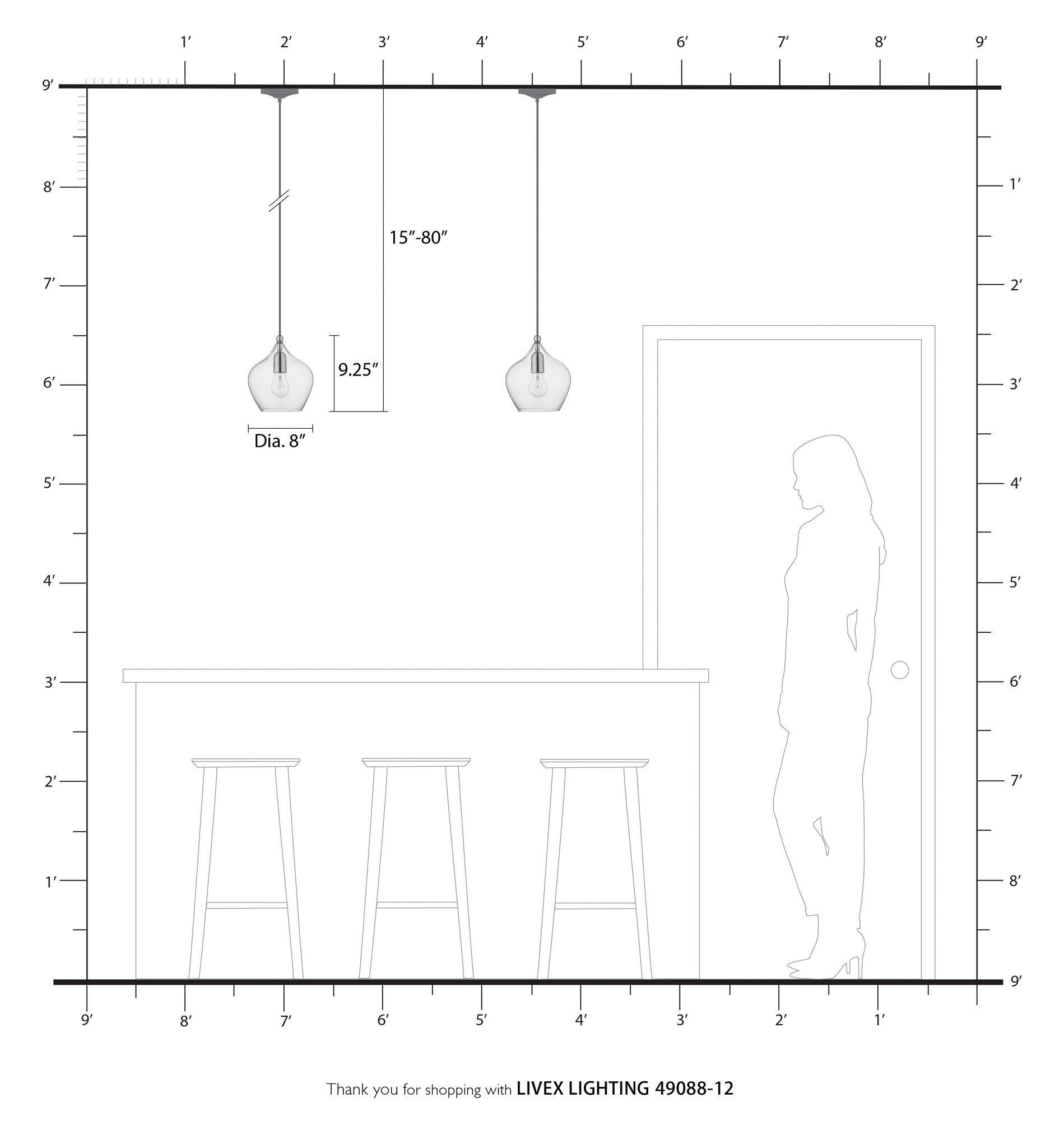 Aldrich 1 Light Satin Brass Pendant with Polished Brass Accent
