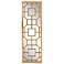Aldrich Antique Gold 15 3/4" x 46 1/2" Wall Mirror