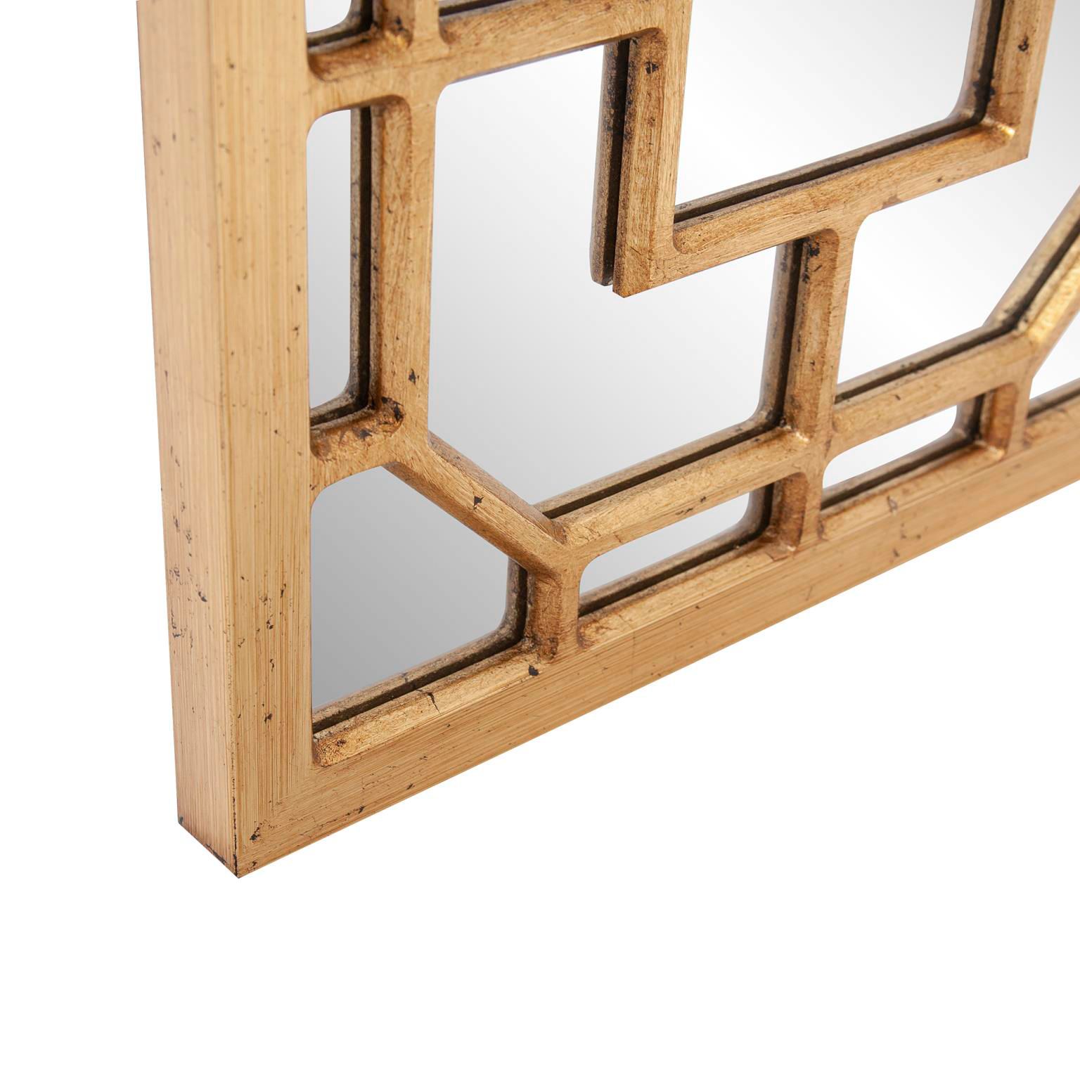 Aldrich Antique Gold 15 3/4" x 46 1/2" Wall Mirror