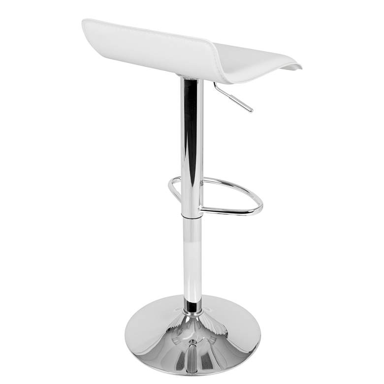Image 4 Ale White Adjustable Swivel Bar Stools Set of 2 more views