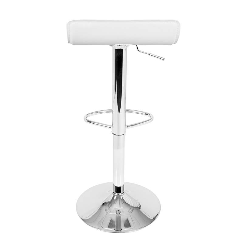 Image 5 Ale White Adjustable Swivel Bar Stools Set of 2 more views