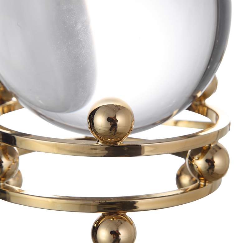 Image 3 Alega 7" High Crystal Spheres - Set of 2 by Uttermost more views